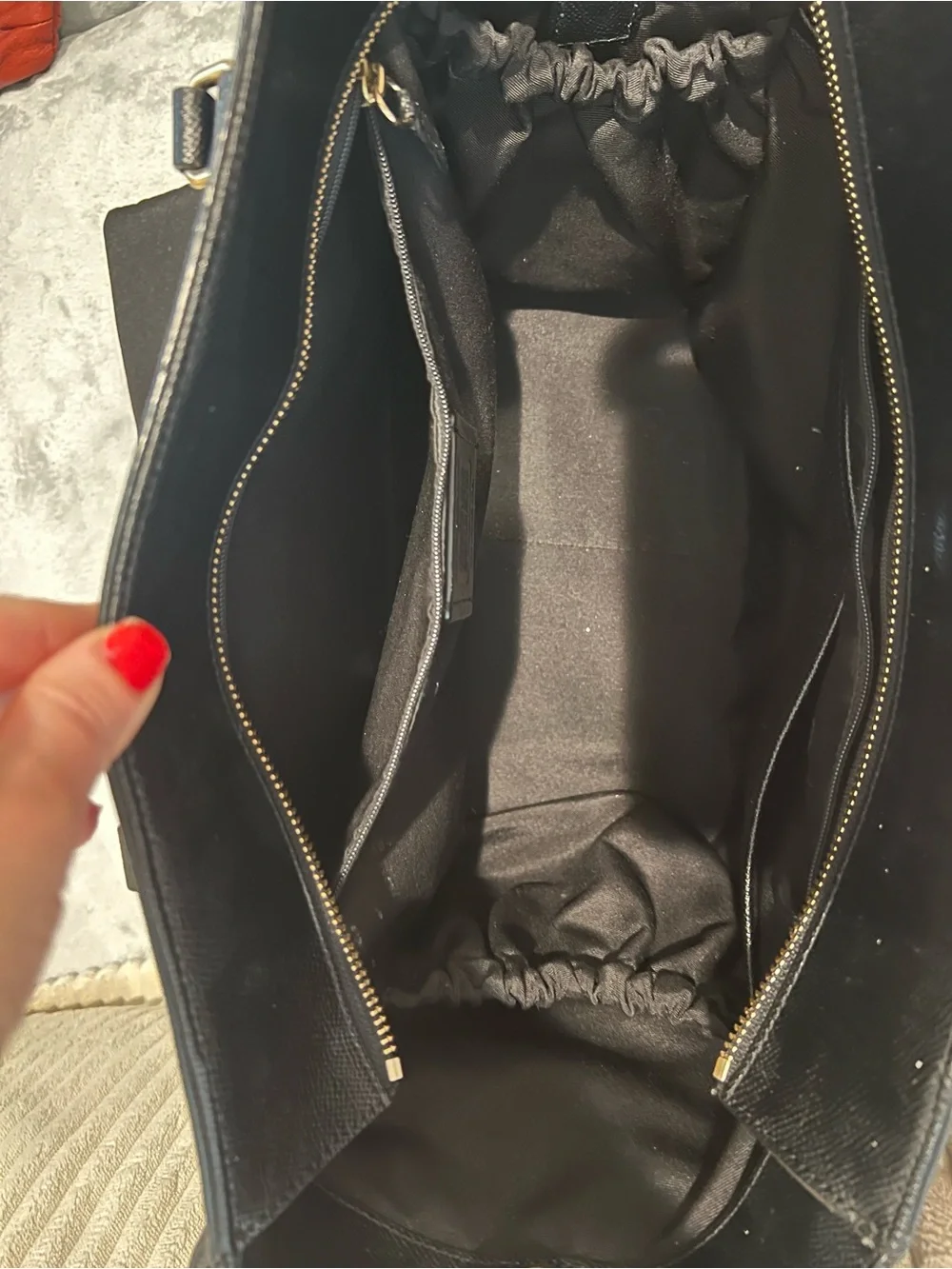 Coach baby bag Black Leather